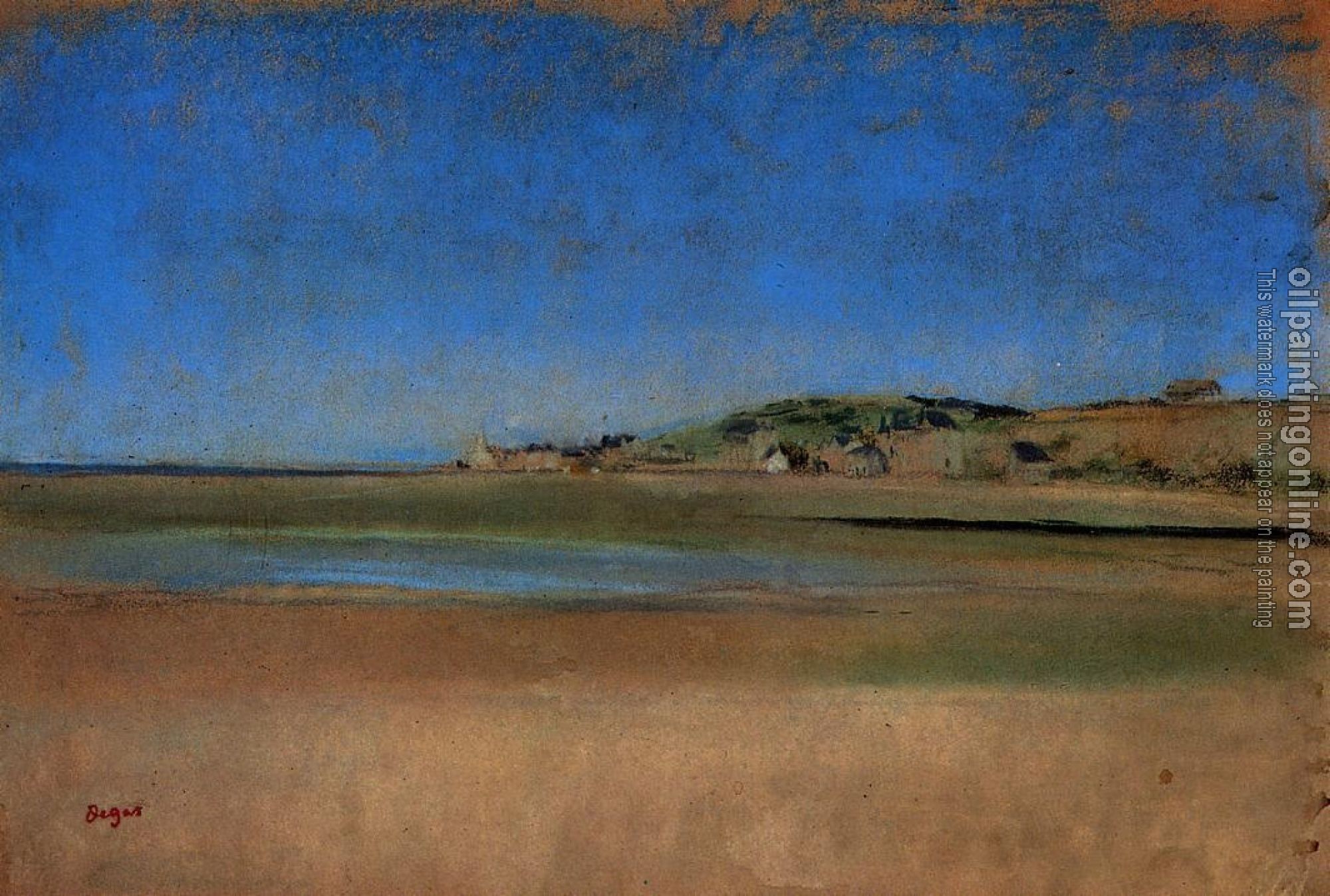 Degas, Edgar - Houses by the Seaside